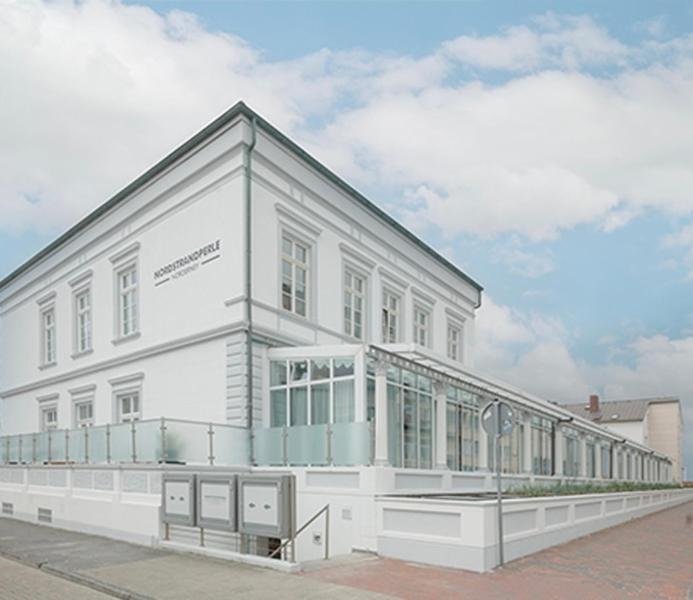 Nordstrand Suite - 50 M Zum Strand ノルダーナイ エクステリア 写真